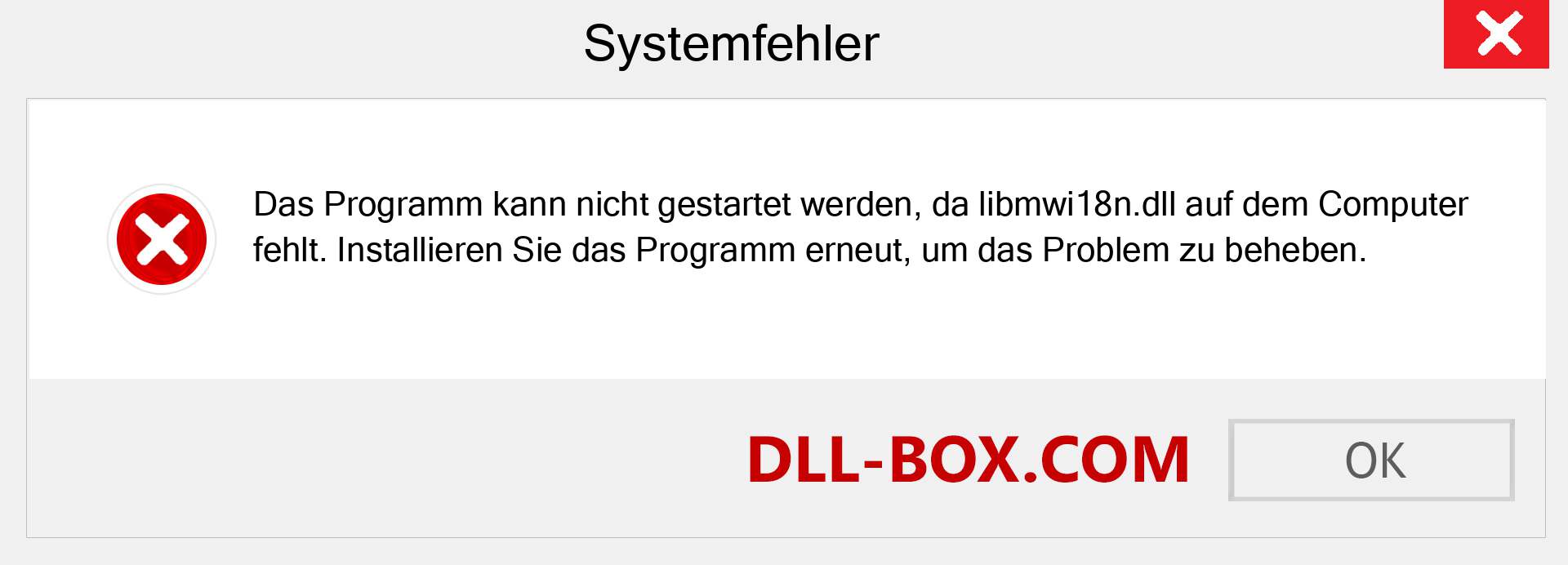 libmwi18n.dll-Datei fehlt?. Download für Windows 7, 8, 10 - Fix libmwi18n dll Missing Error unter Windows, Fotos, Bildern