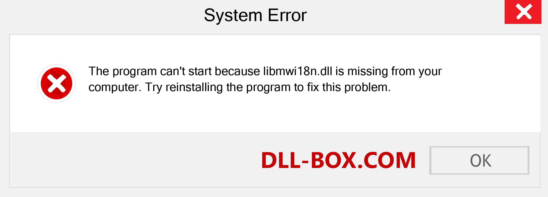  libmwi18n.dll file is missing?. Download for Windows 7, 8, 10 - Fix  libmwi18n dll Missing Error on Windows, photos, images